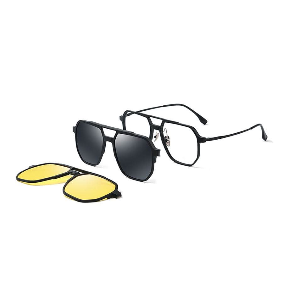 Clip On Sunglasses 3 in 1