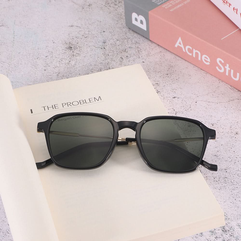 Dollger Amber Square Polarized Sunglasses