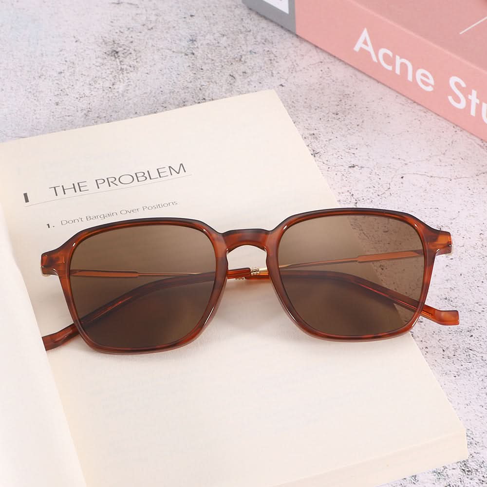 Dollger Amber Square Polarized Sunglasses