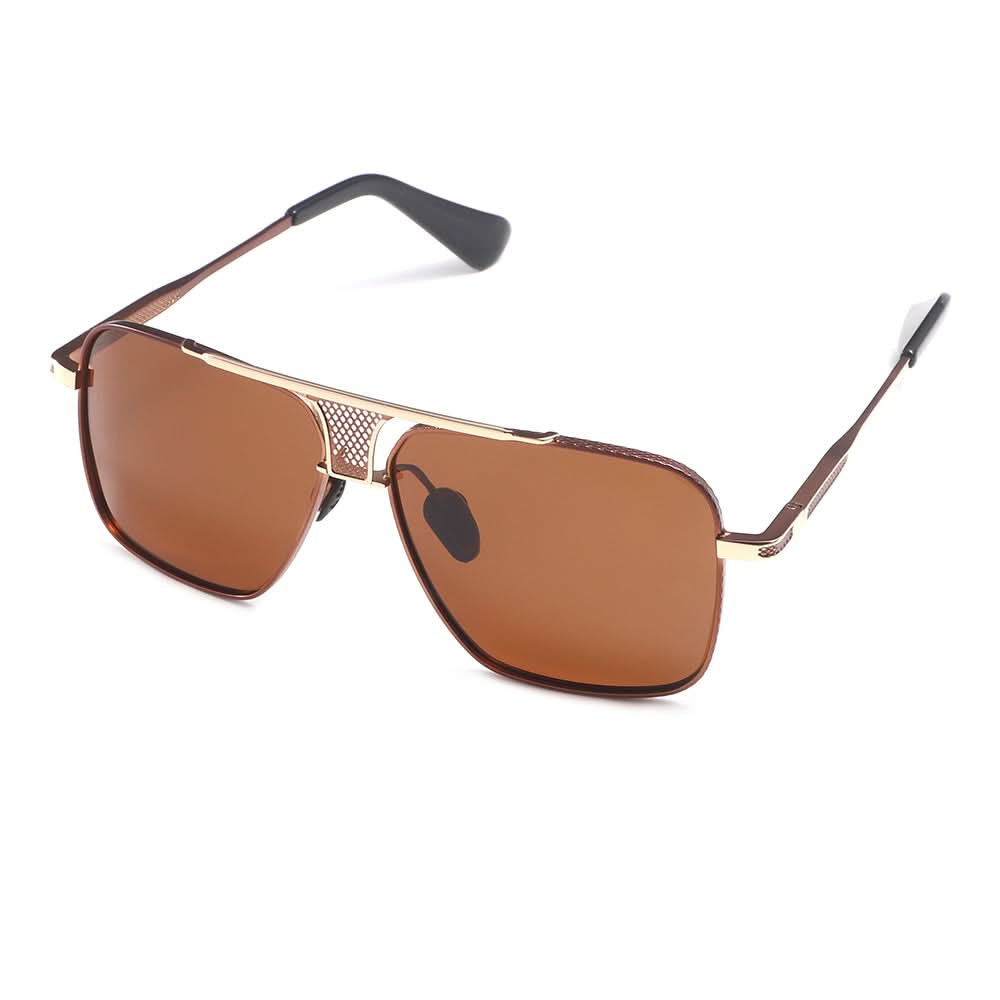 Dollger Square Aviator Metal Sunglasses