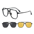 Clip On Sunglasses 3 in 1