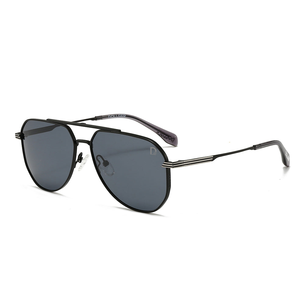 Dollger Metallic Aviator Tinted Sunglasses