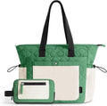 TOPEAST Tote Bag for Women, Lightweight Puffer Tote Bag with Zipper, Work Bags for Nurse Teacher, Travel Puffy Handbag