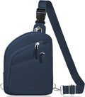 TOPEAST Anti Theft Crossbody Bags for Women Men, Small Sling Crossbody Bag Travel Purse Shoulder Wallet with RFID Blocking