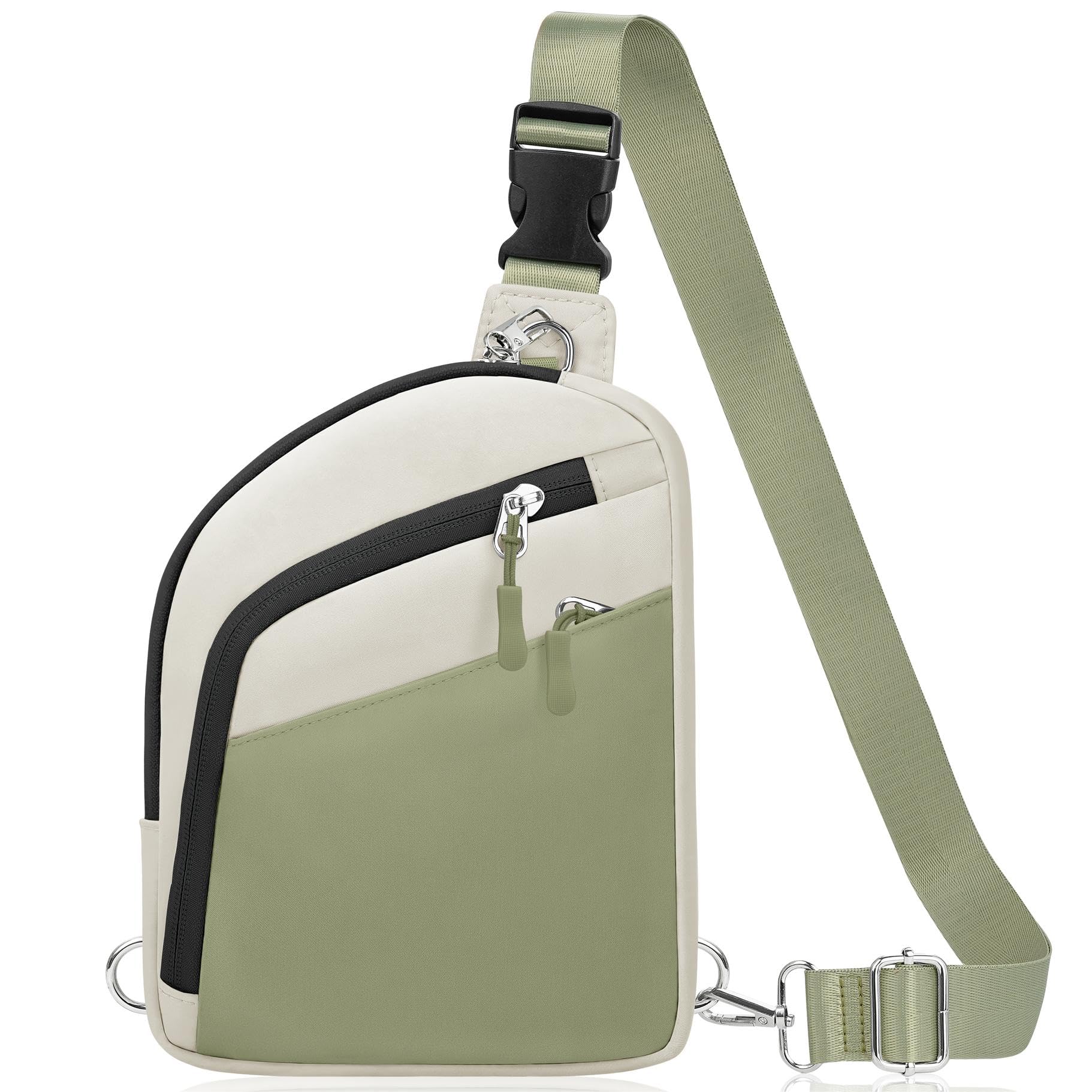 TOPEAST Anti Theft Crossbody Bags for Women Men, Small Sling Crossbody Bag Travel Purse Shoulder Wallet with RFID Blocking