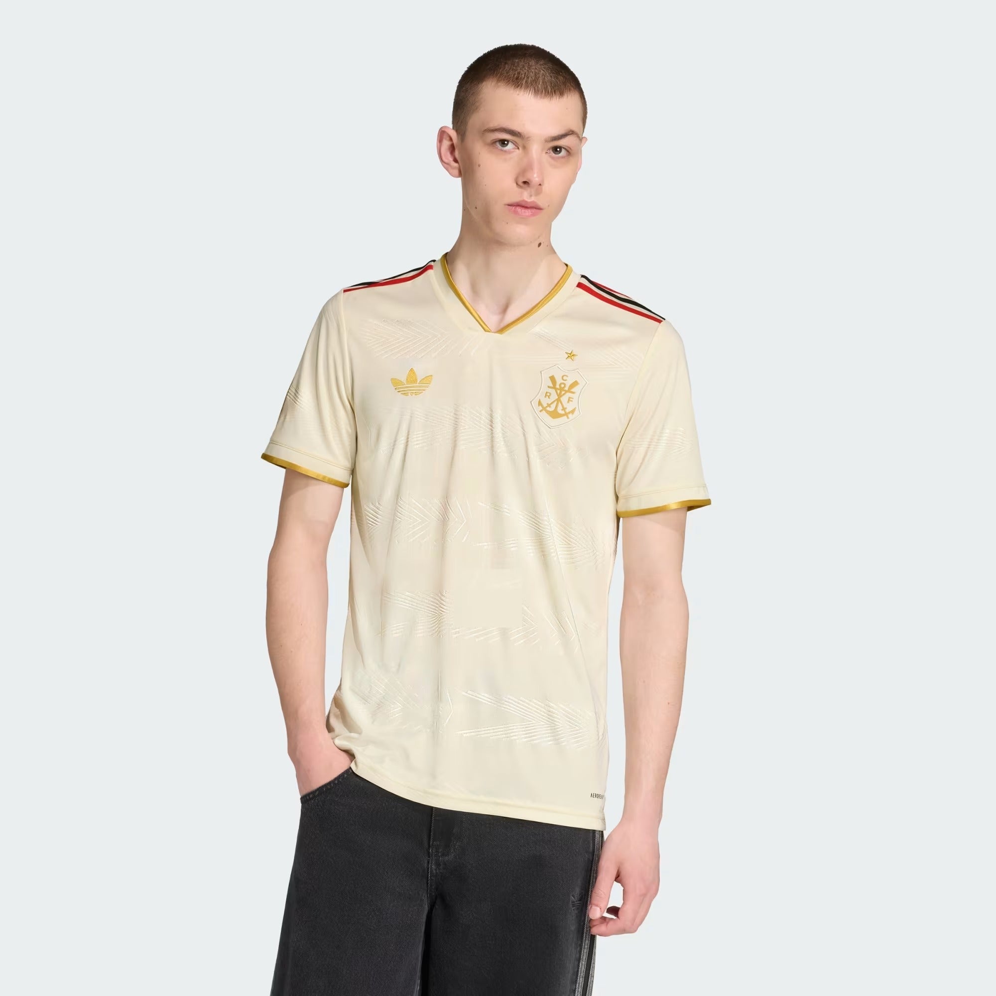 Camisa Adidas Flamengo 2025/26 III G PLATA N° 50