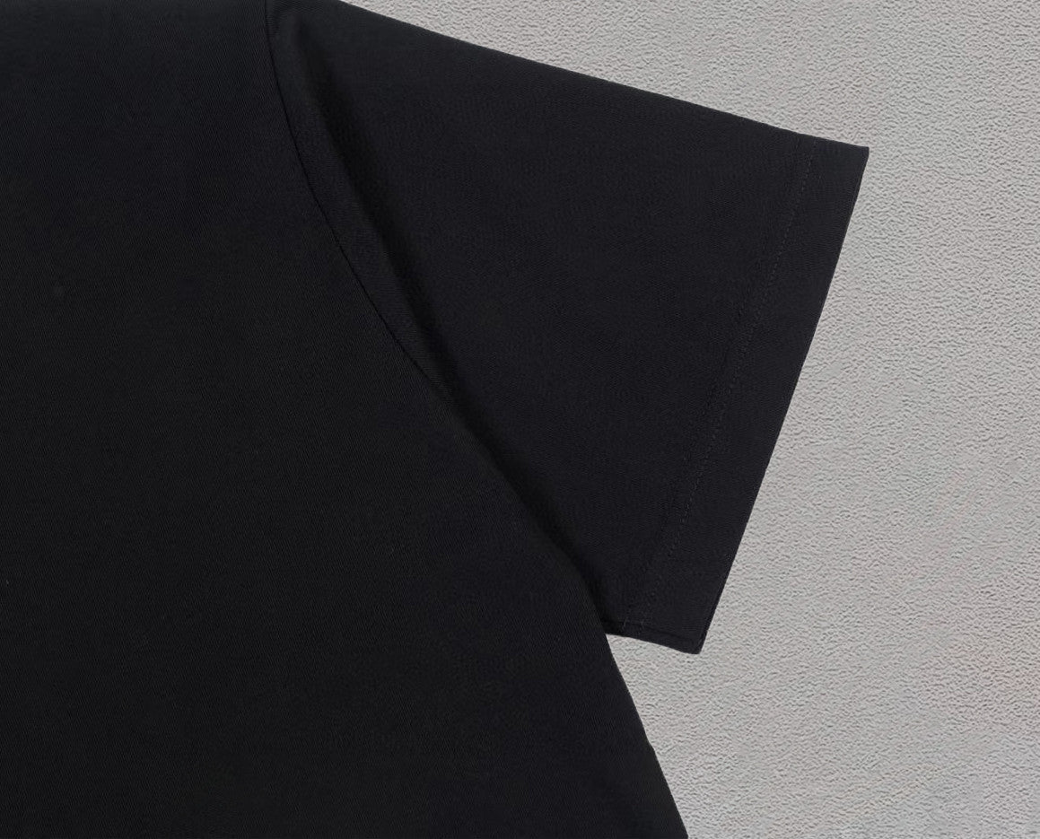 Black fashion T-shirt 058