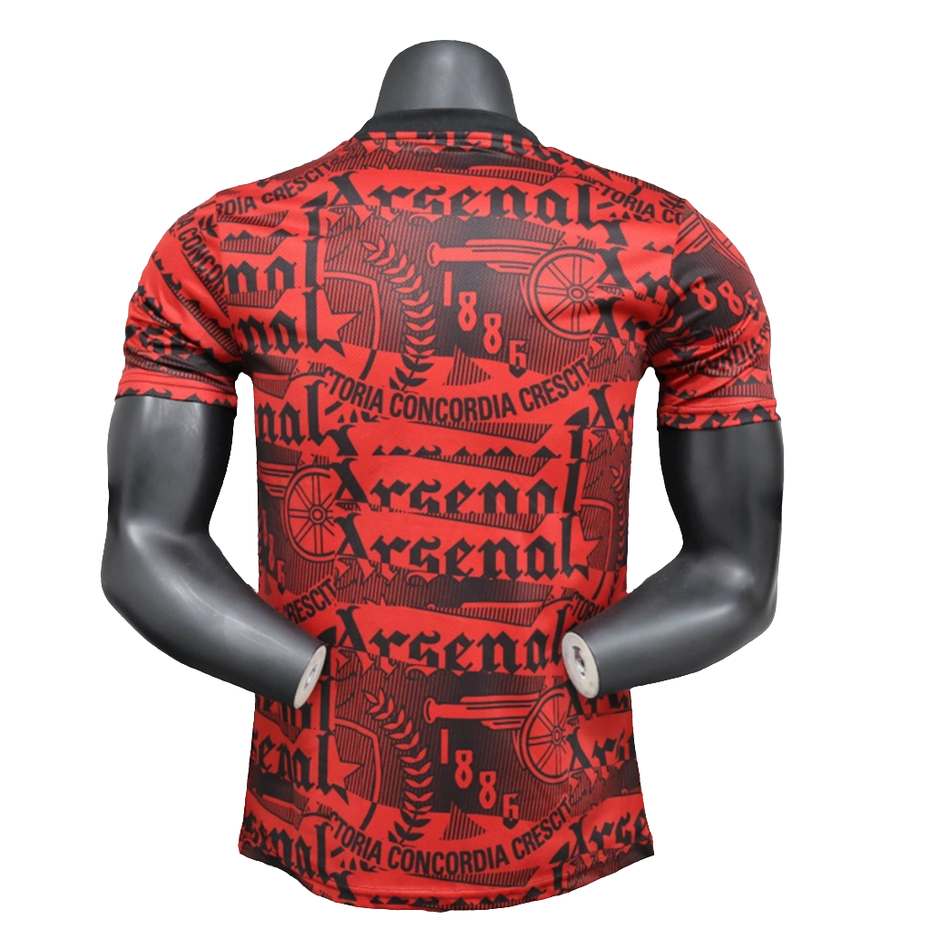 Arsenal 25/26 Training Jersey - Dark Red - Player Version