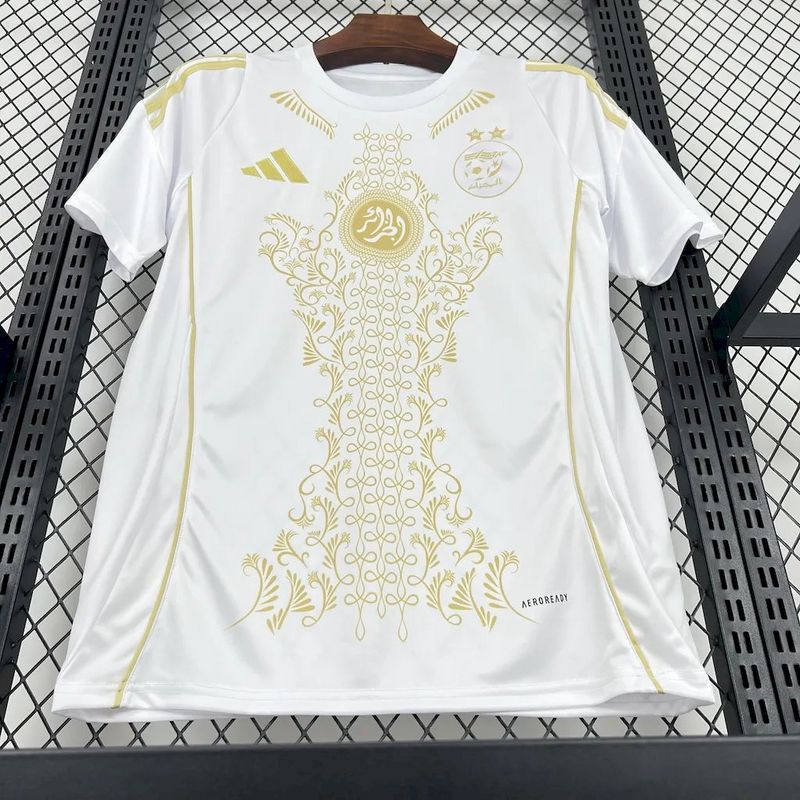 Algeria Karakou White Gold Jersey 2025/25