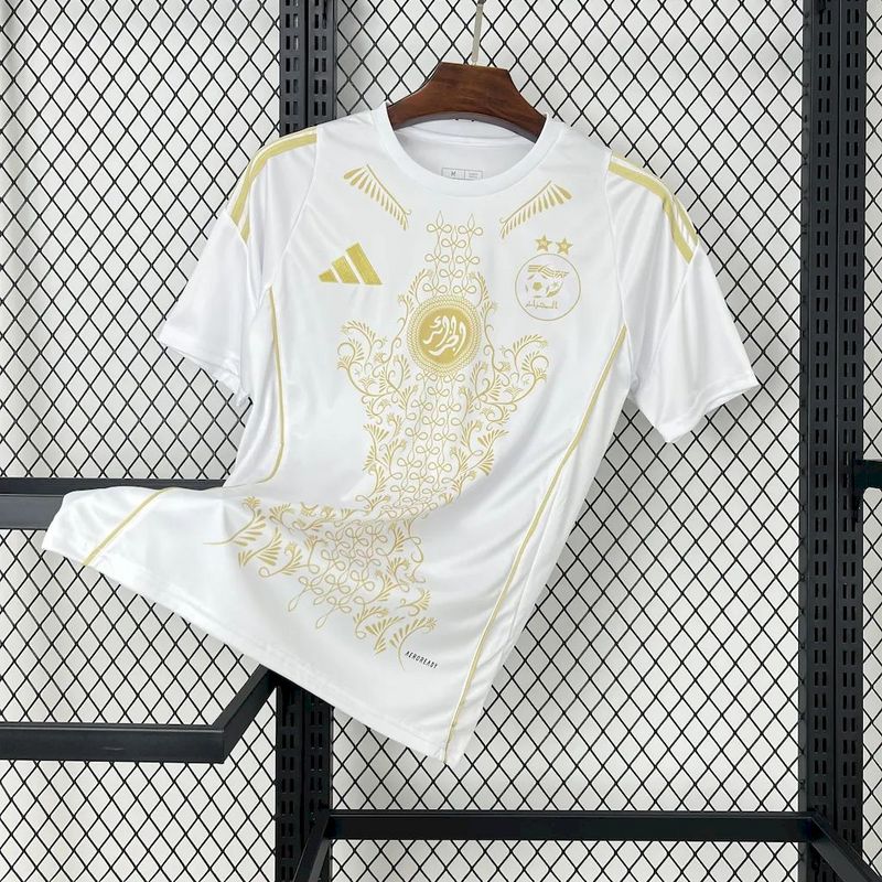 Algeria Karakou White Gold Jersey 2025/25