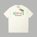 White fashion T-shirt 2076