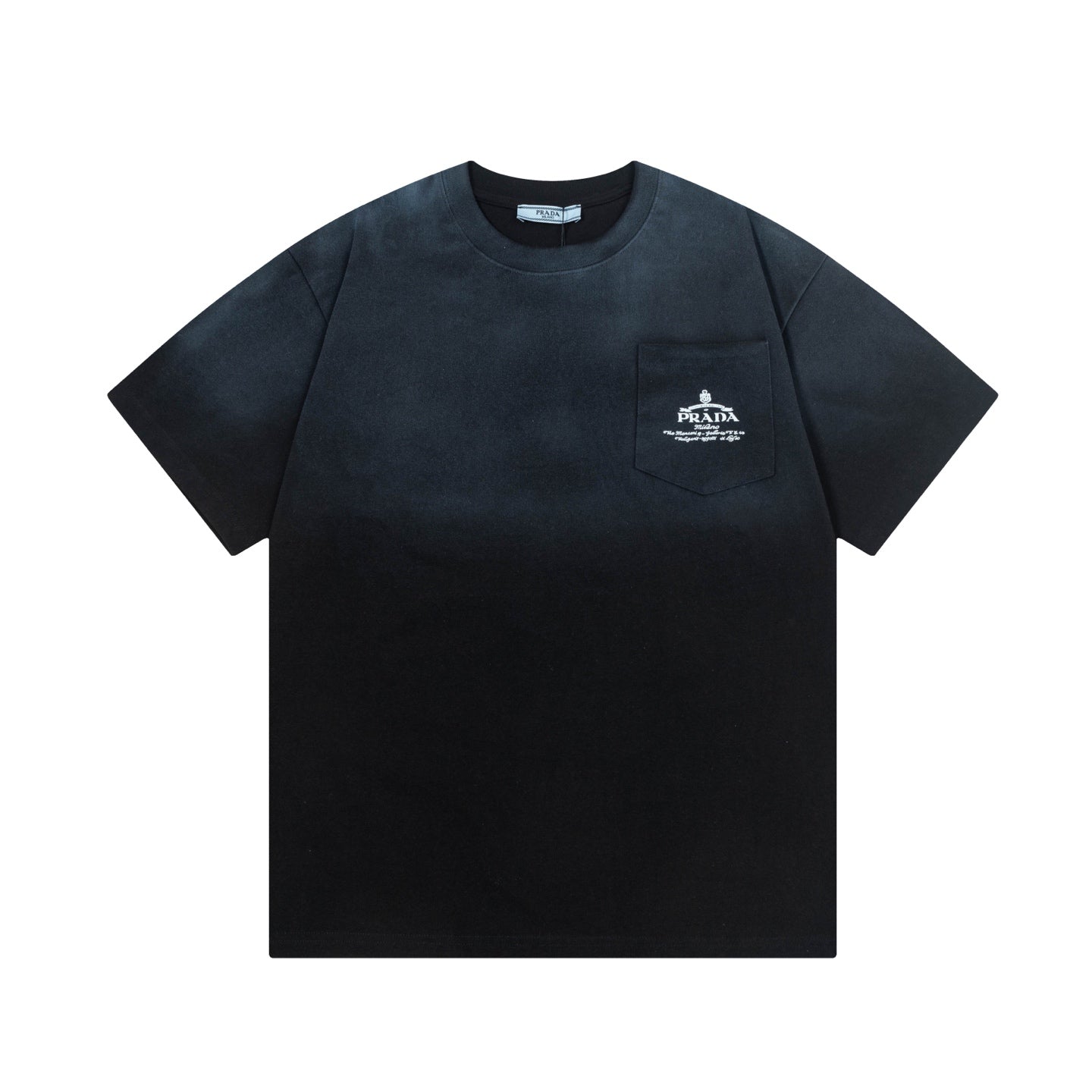 Gradient cotton T-shirt