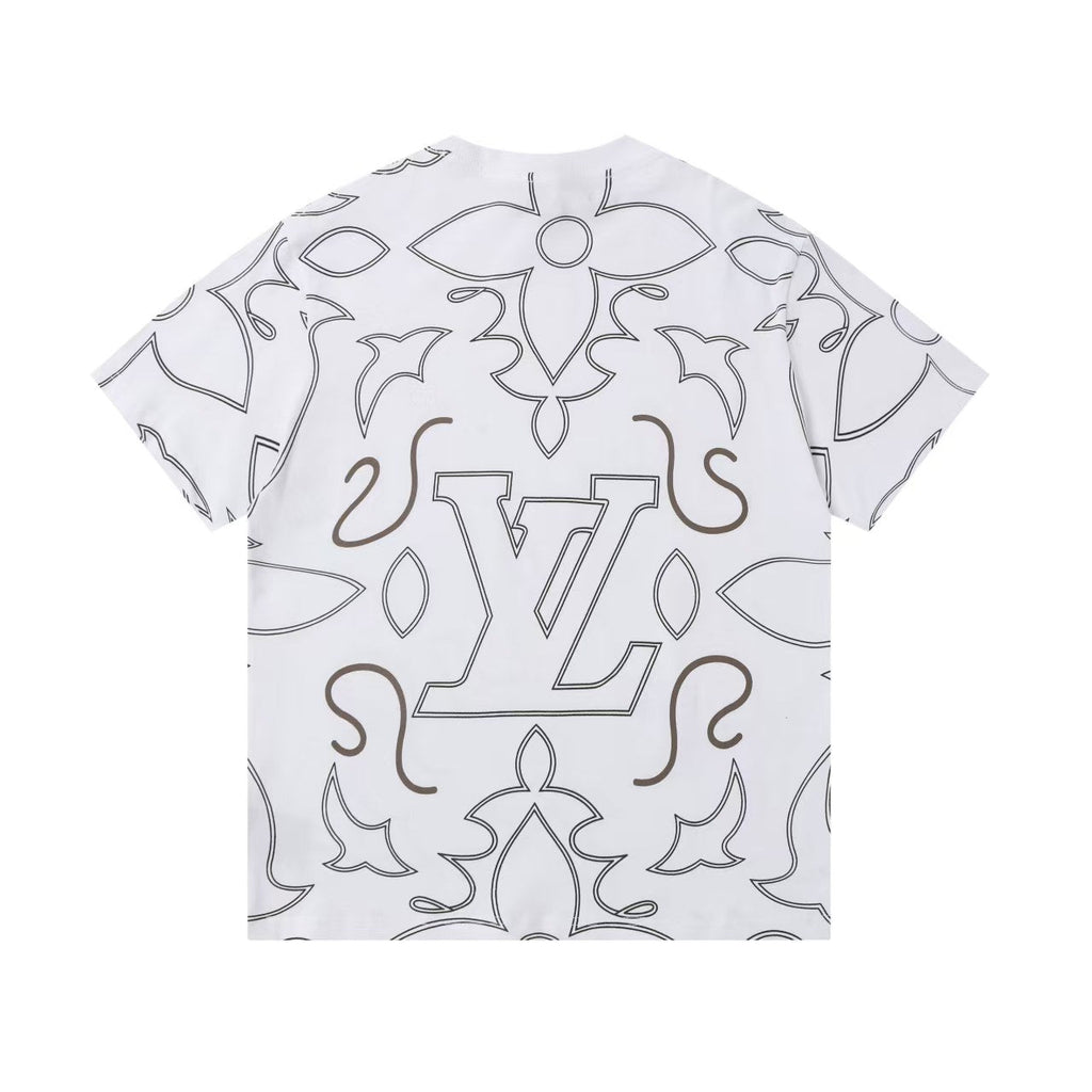 White fashion T-shirt 662