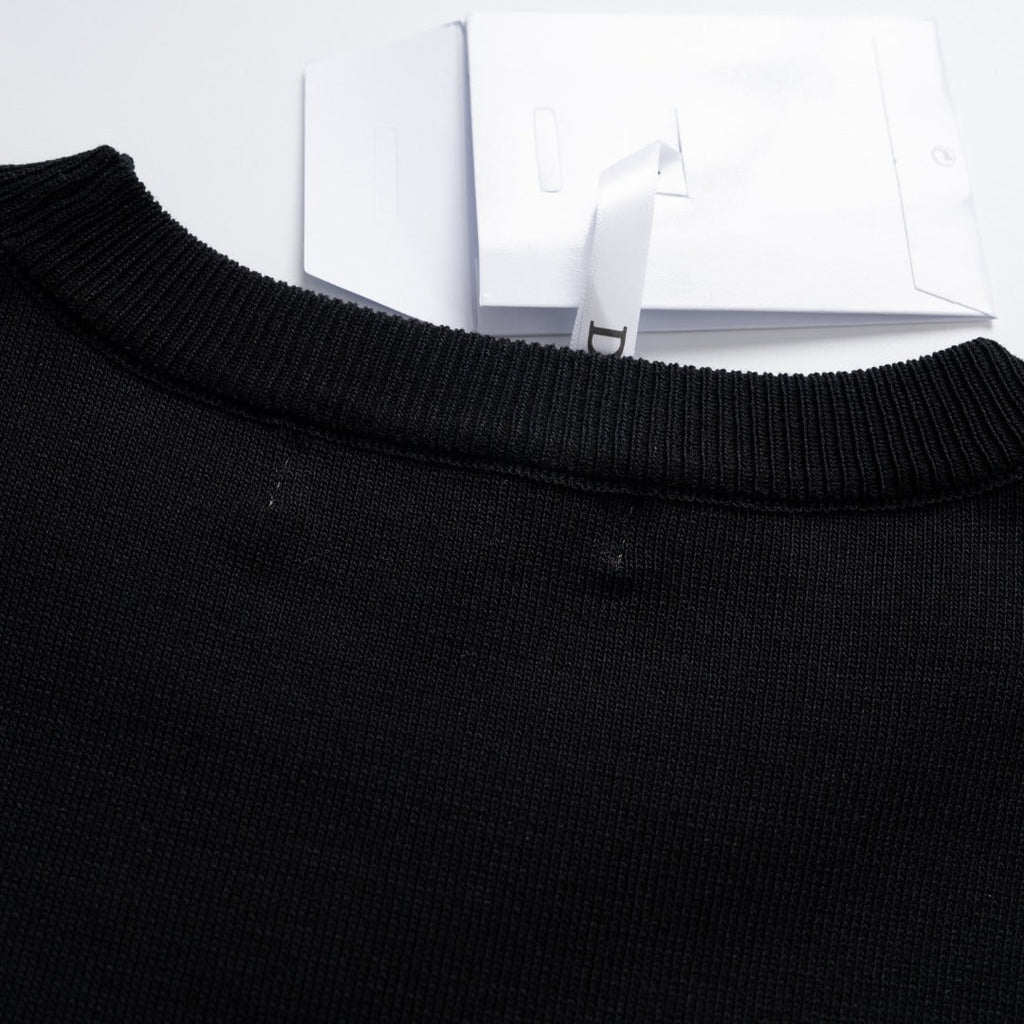Vintage knitted Black T-shirt
